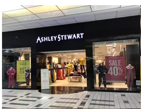 Ashley Stewart Hudson Mall storefront